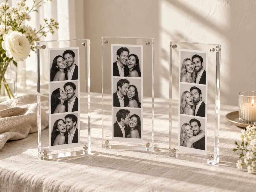Magnetic acrylic frames styling example